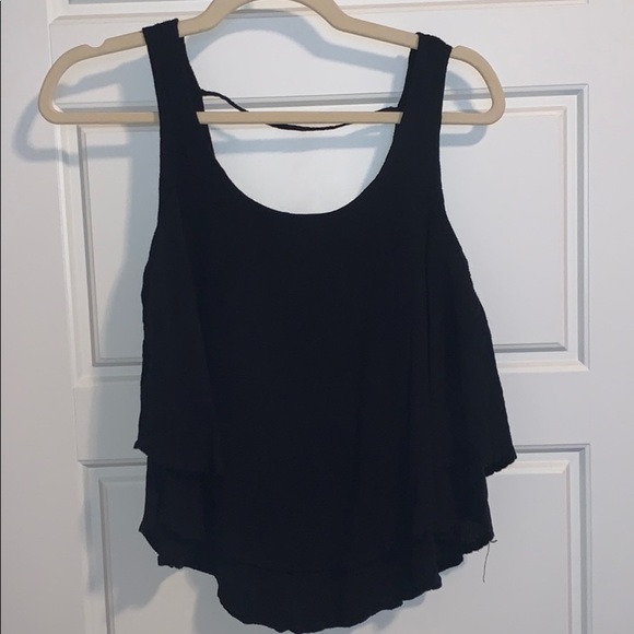 Xhilaration Tops - Black Crop Tank
